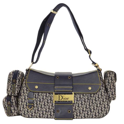 christian dior handbag blue